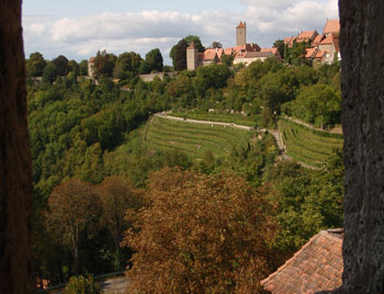 Ansicht von Rothenburg ob der Tauber (D. Diehl.)