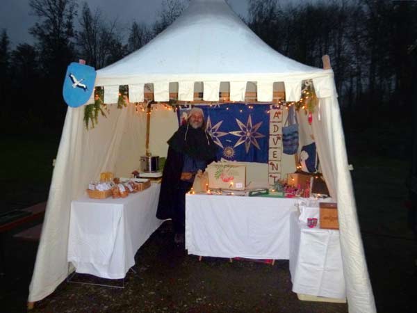 Zelt NABU auf Waldweihnacht. S. Diehl)