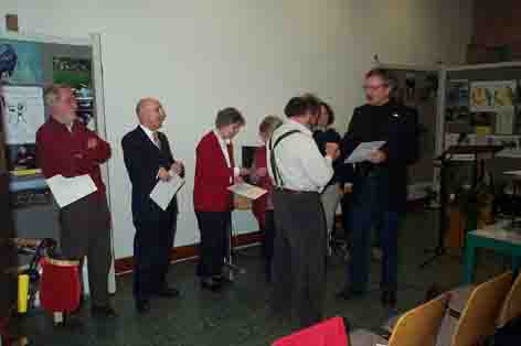 Verleihung Ehrenurkunden