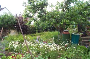 Zier- und Nutzgarten am Ortsrand